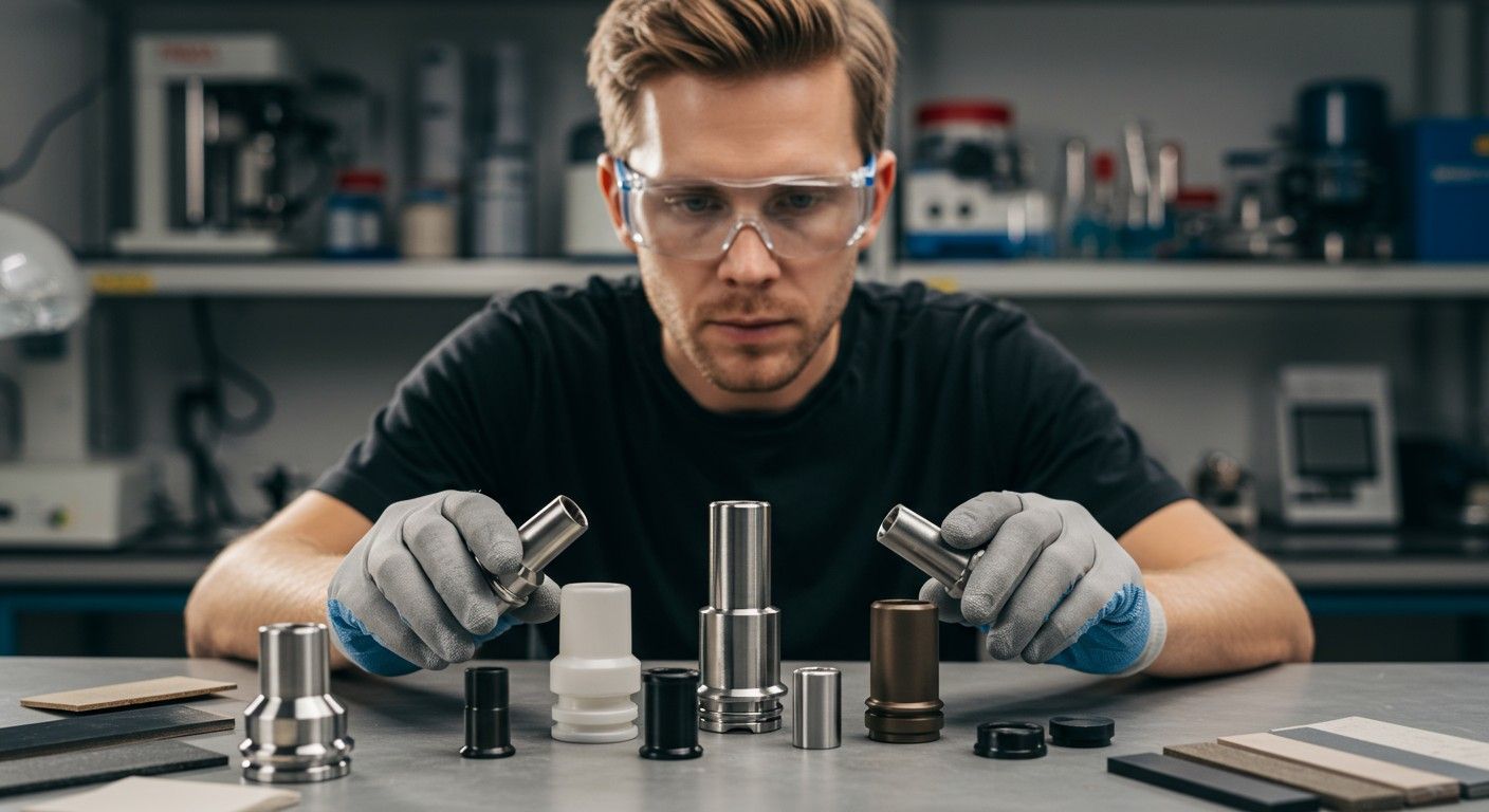 A fúvókák tartósságát kulcsfontosságú az anyagok megfelelő választása.