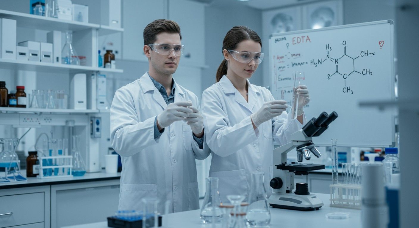 Az EDTA sikeresen alkalmazható nehézfémek eltávolítására a szervezetből.