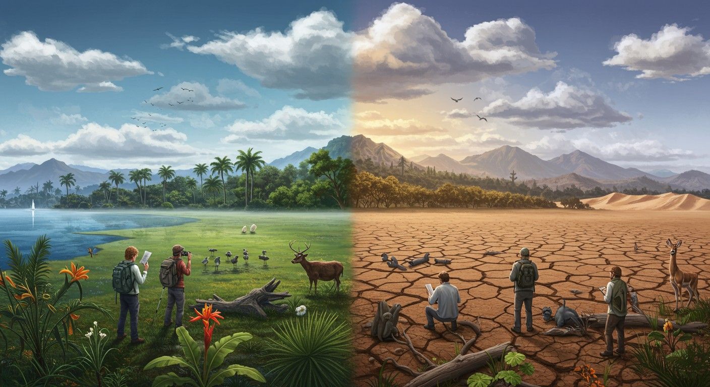 Az éghajlatváltozás befolyásolta a fajok evolúcióját.