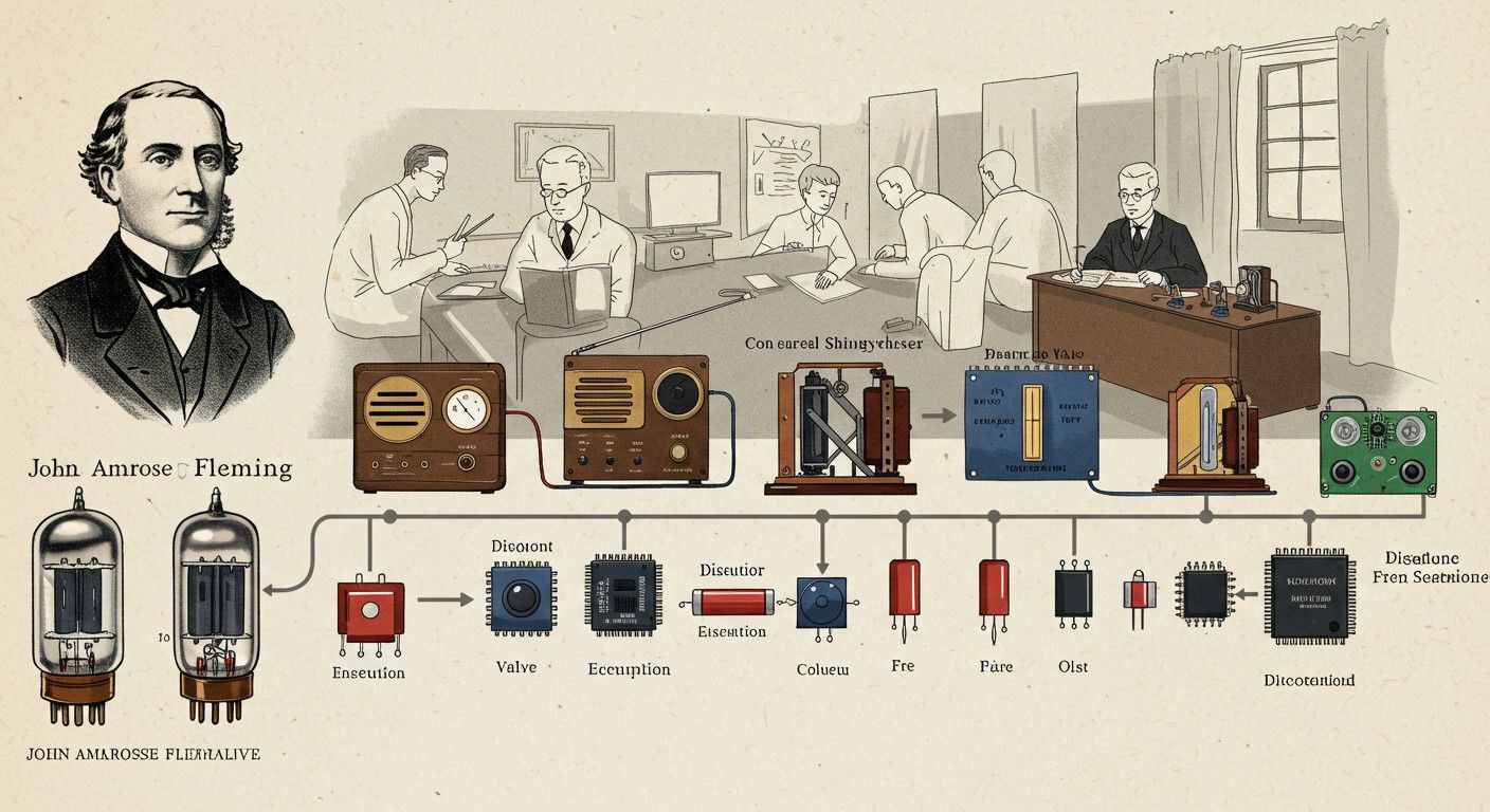A Fleming-szelep alapjaiban változtatta meg az elektronikát.