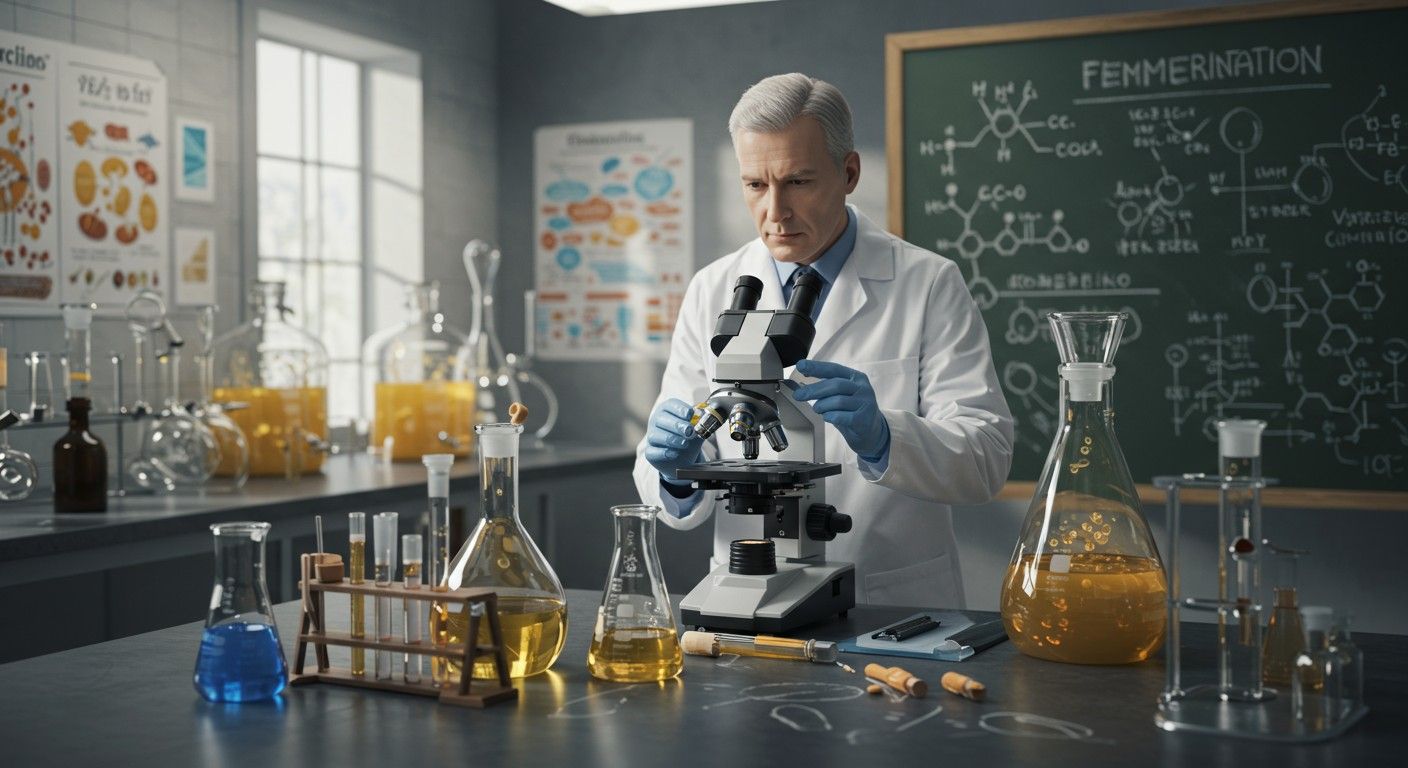 Harden különböző erjedéstípusokat az enzimek hatásával magyarázta.