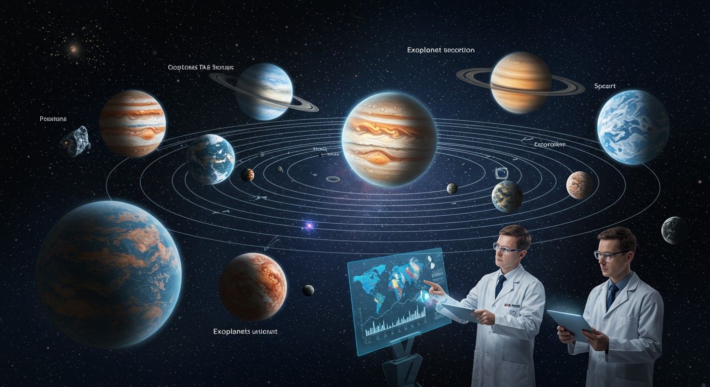 Az exobolygók osztályozása méret és összetétel alapján történik.