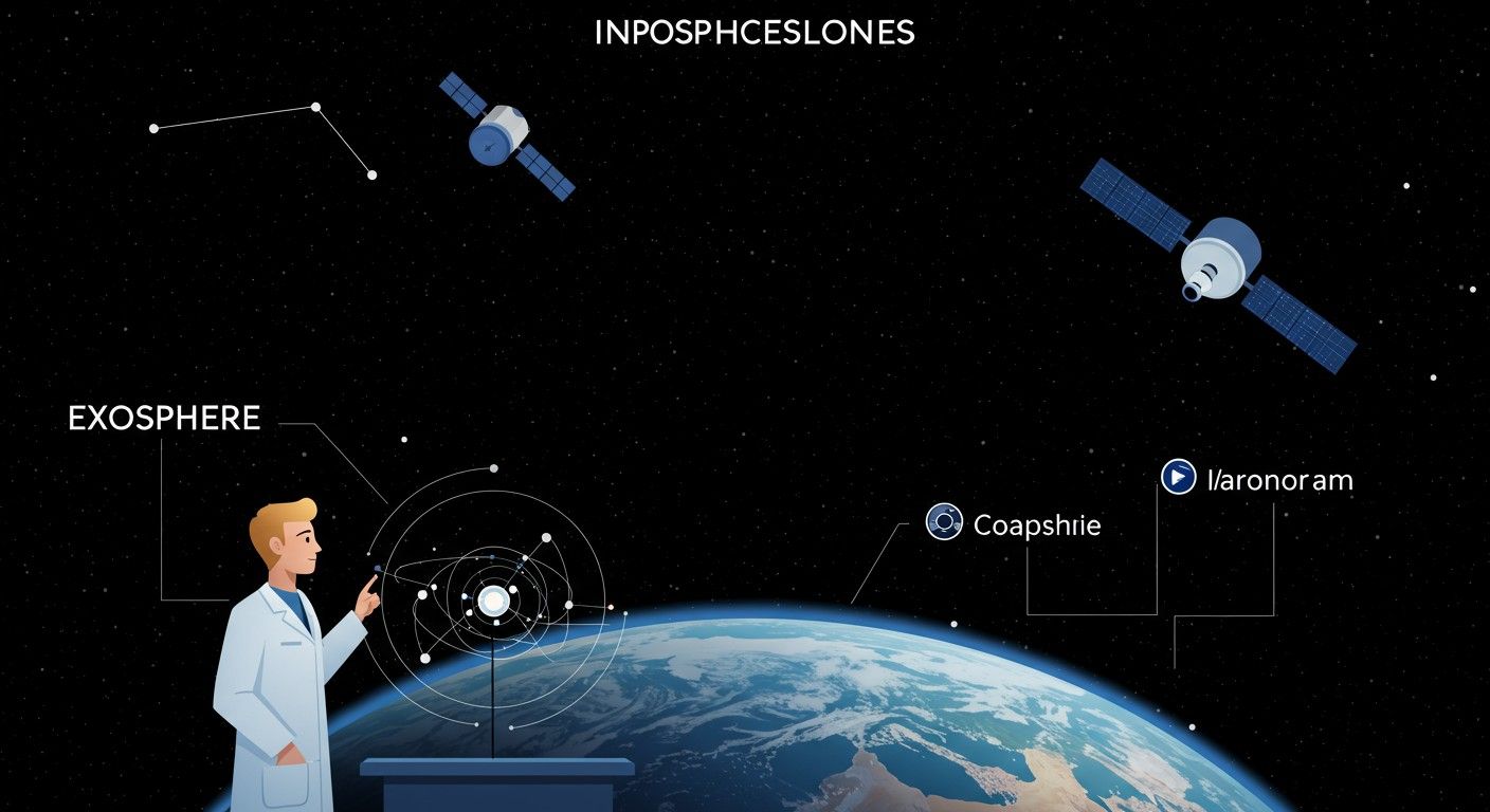 Az exoszféra a légkör utolsó rétege, az űr határán.