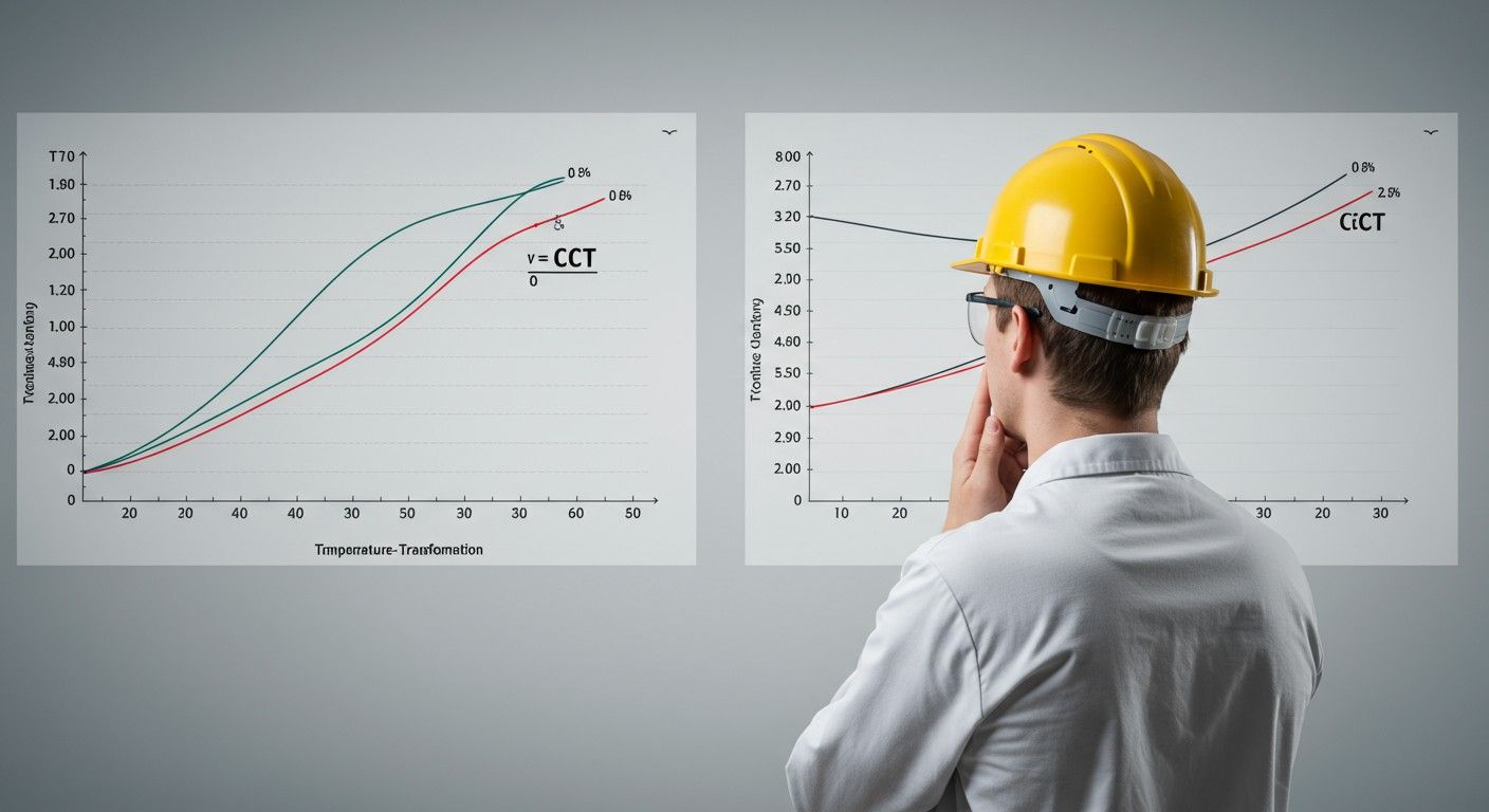 A TTT és CCT diagramok kulcsszerepet játszanak az acél kezelésekor.