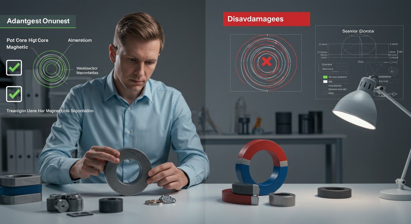 A fazékvasmag alacsony izzóképződést biztosít, javítva a hatékonyságot.