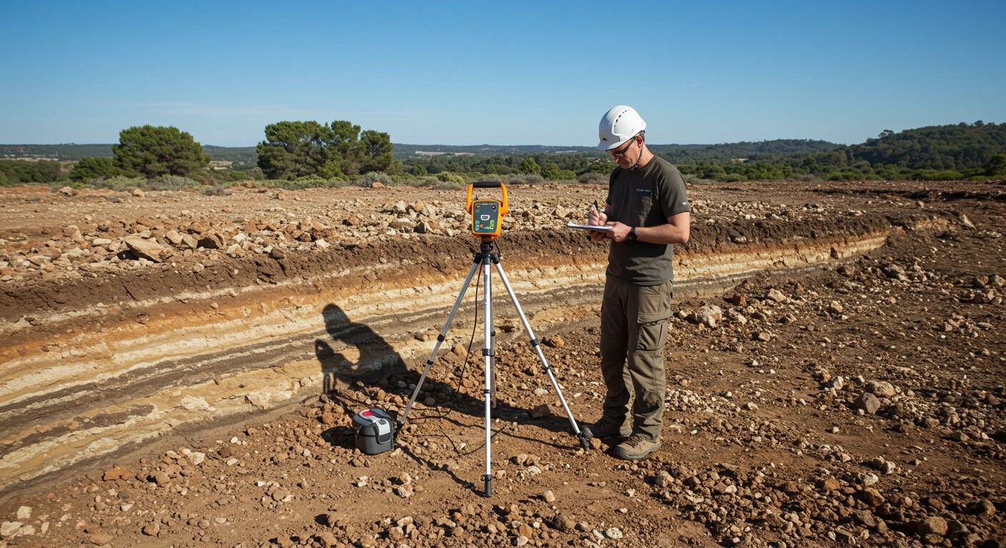 A GPR segít felfedezni rejtett geológiai struktúrákat.