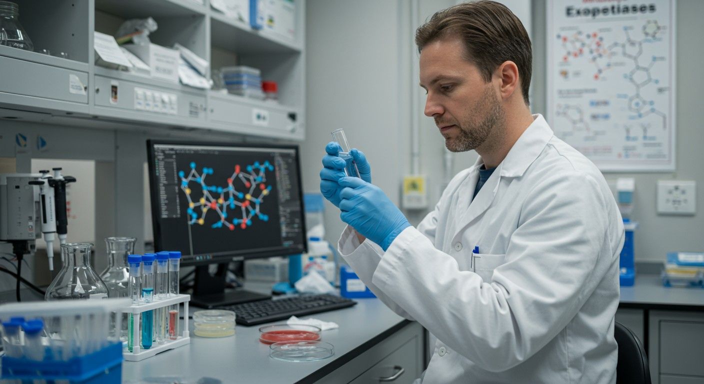 Az exopeptidázok kulcsszerepet játszanak a gyógyszertervezésben.