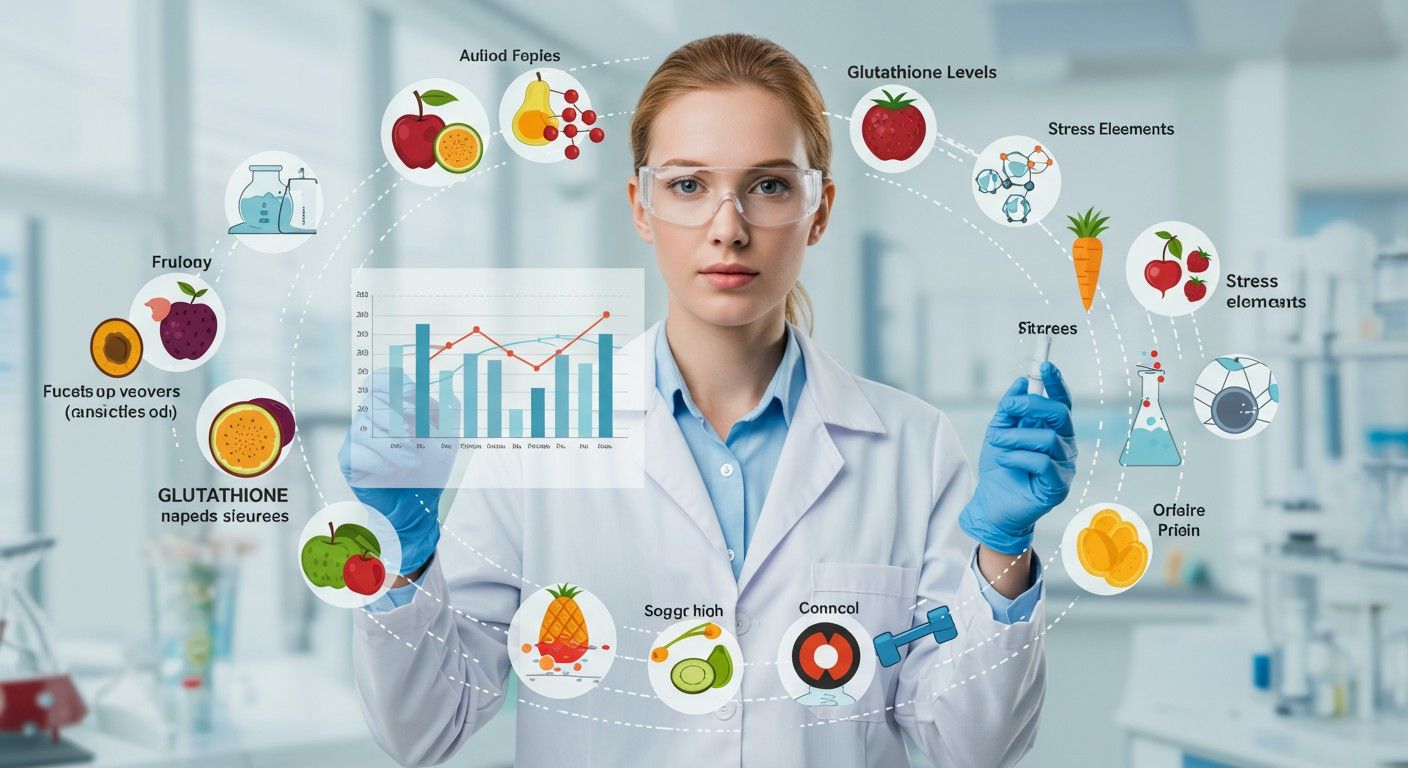 A stressz és a táplálkozás csökkentheti a glutation szintet.
