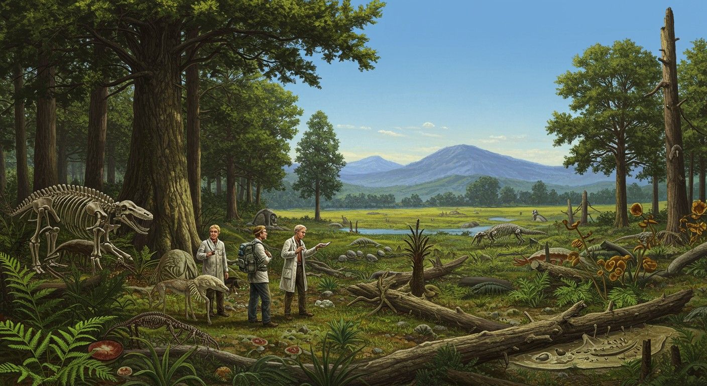 A Fanerozoikum eon alatt kialakult a modern ökoszisztéma.