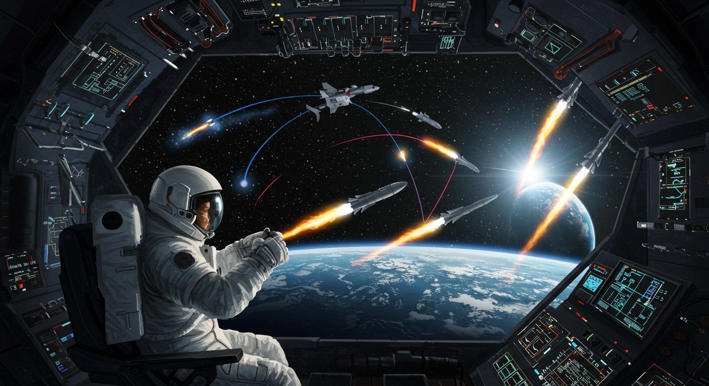 A fékezőrakéták kulcsszerepet játszanak a űrhajók pályamódosításában.