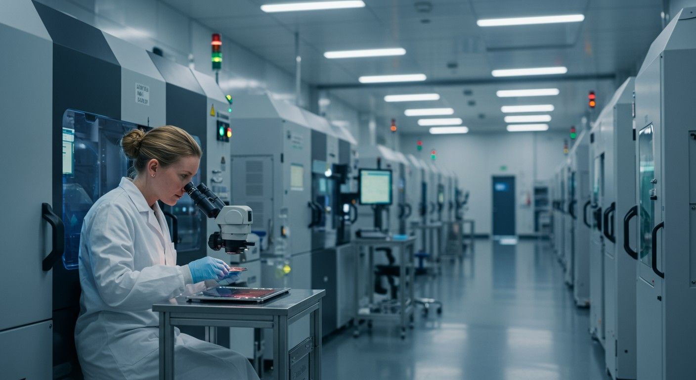 A félvezetők gyártása precíziós technológiát igényel és innovatív.