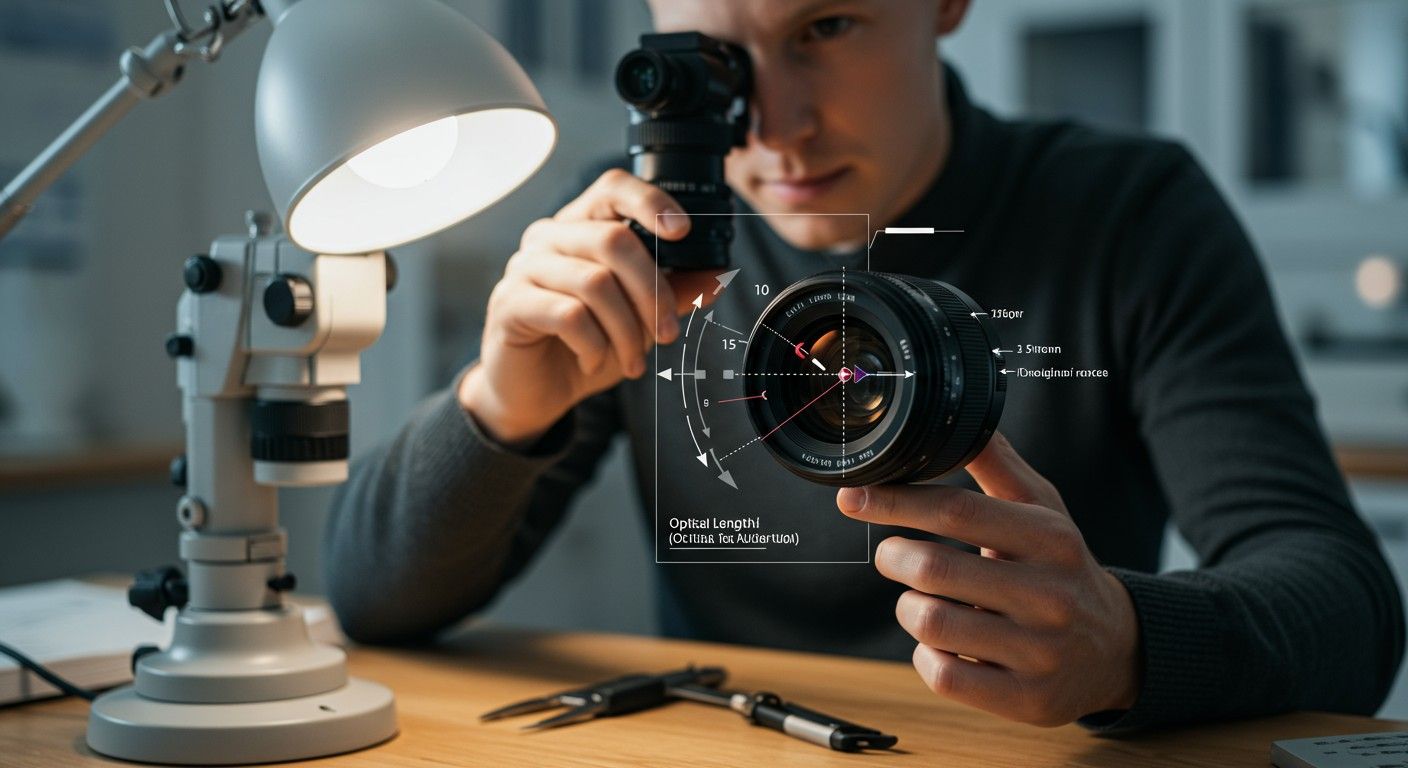 A fókusztávolság befolyásolja az optikai aberrációk mértékét.