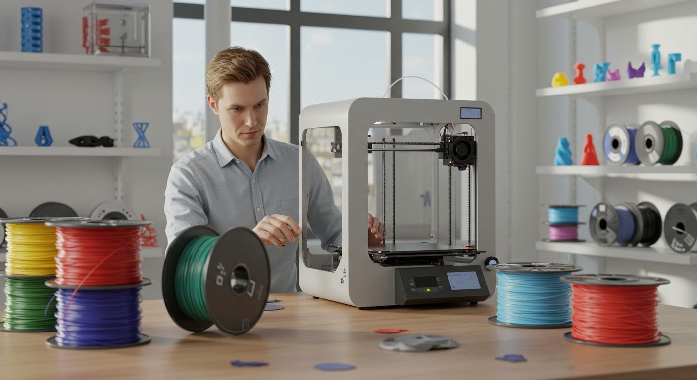 A 3D nyomtatás forradalmasítja a fonalas műanyagok használatát.