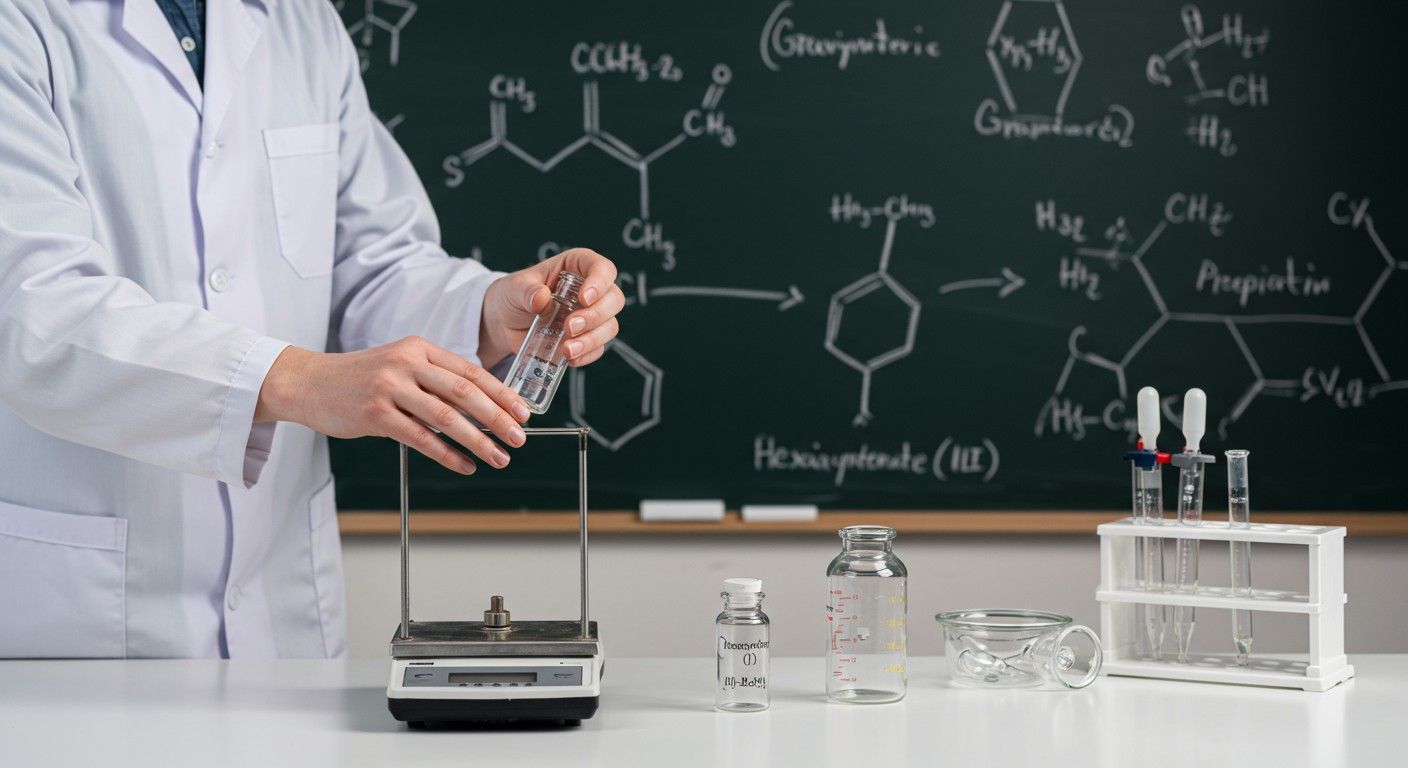 A gravimetriás elemzések precíziós módszert igényelnek laboratóriumban.