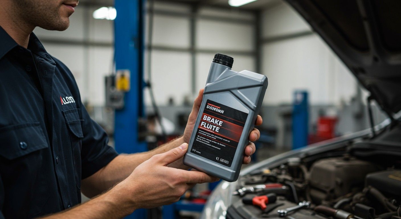 A fékolaj cseréje elengedhetetlen a biztonságos fékezéshez.