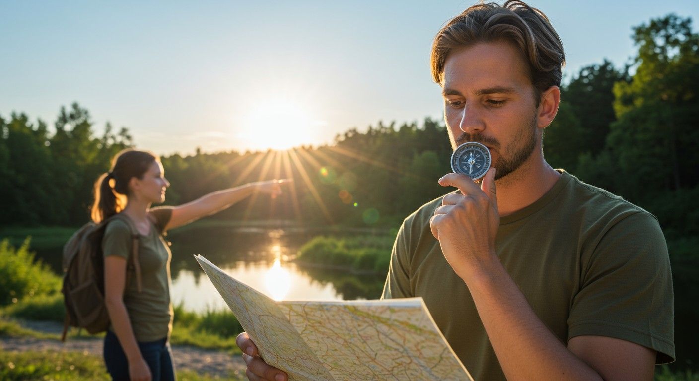 Az égtájak meghatározásában a naphelyzet kulcsszerepet játszik.