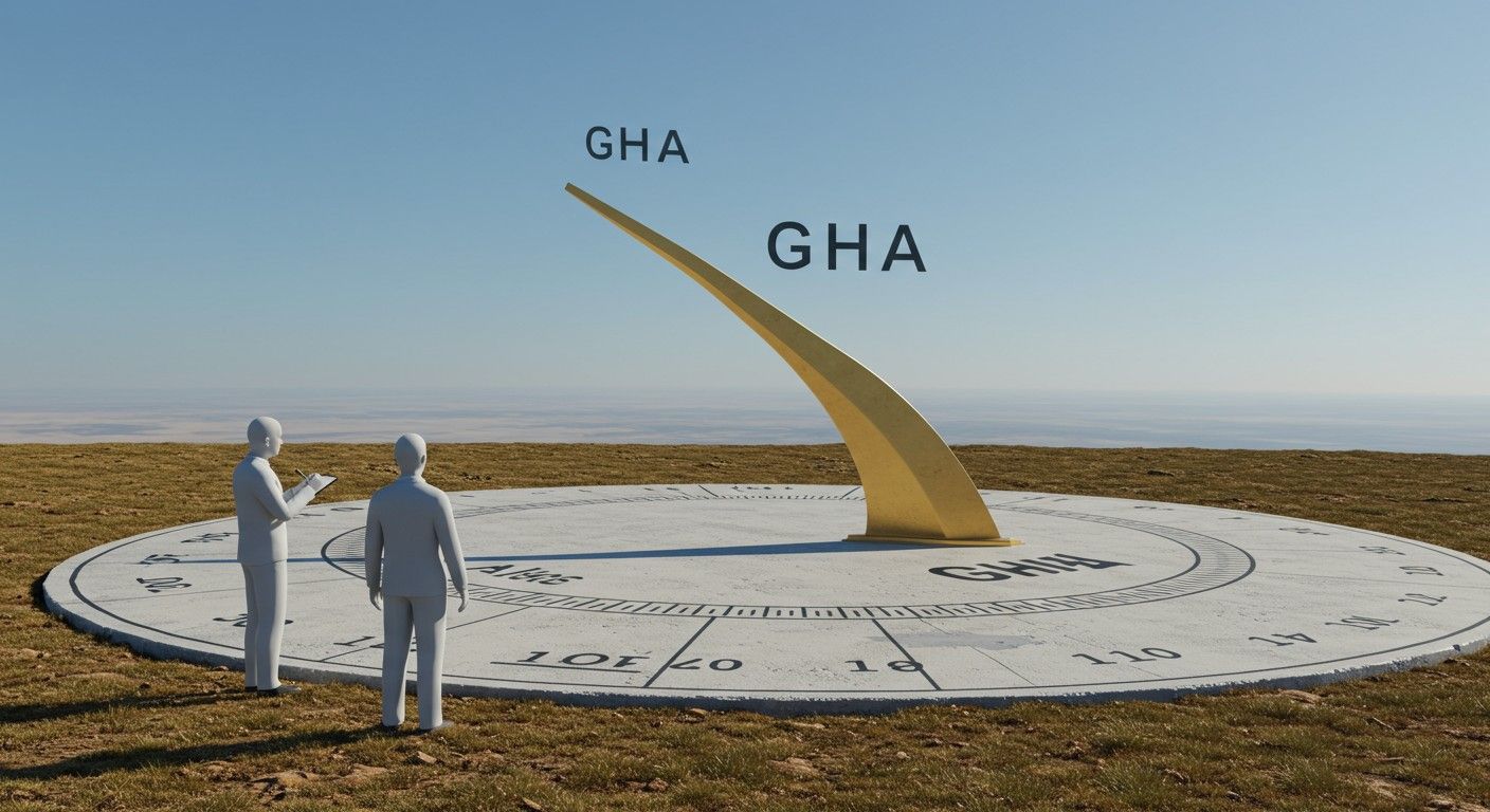 A GHA segít a csillagászati helymeghatározásban és navigációban.