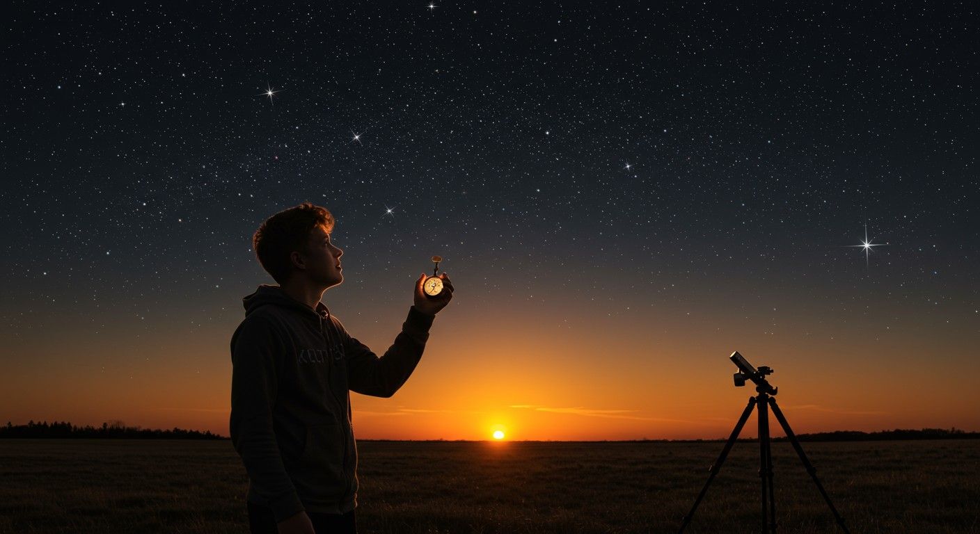 A Nap és a csillagok segítenek tájékozódni.