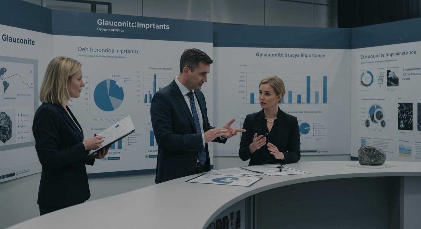 A glaukonit jelentős szerepet játszik a mezőgazdasági talajok javításában.