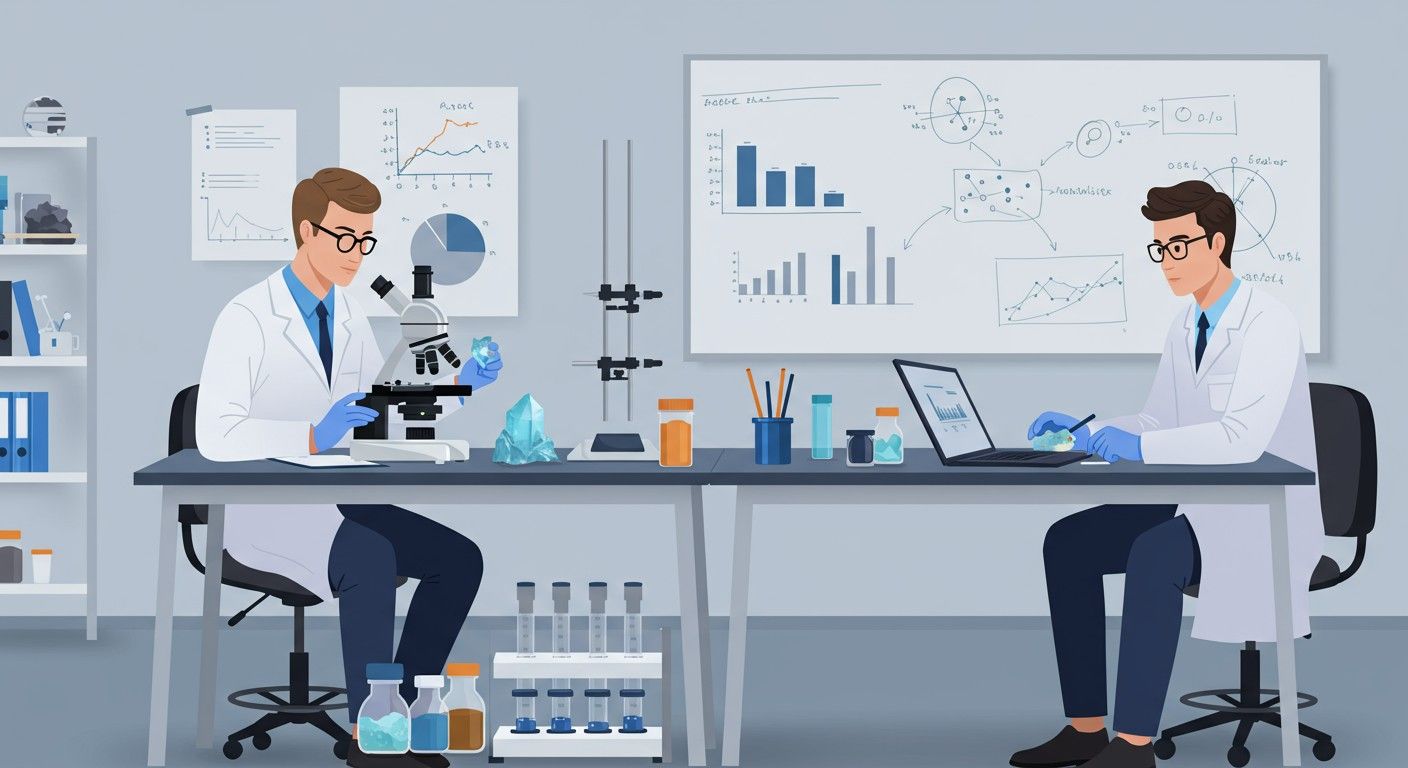 A fenntartható anyaghasználat kulcsfontosságú a geokémiai kutatásokban.