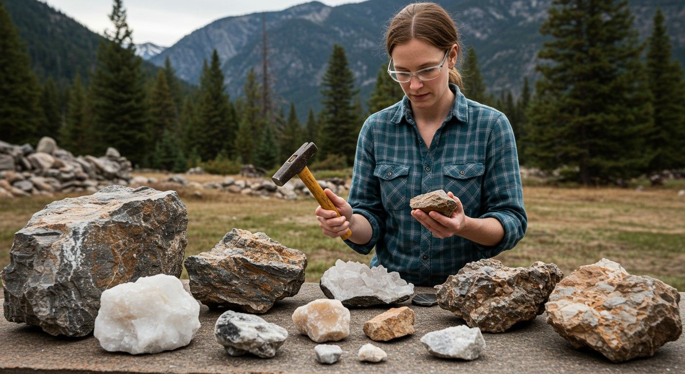 A kőzetek és ásványok alapvető szerepet játszanak a geológiában.