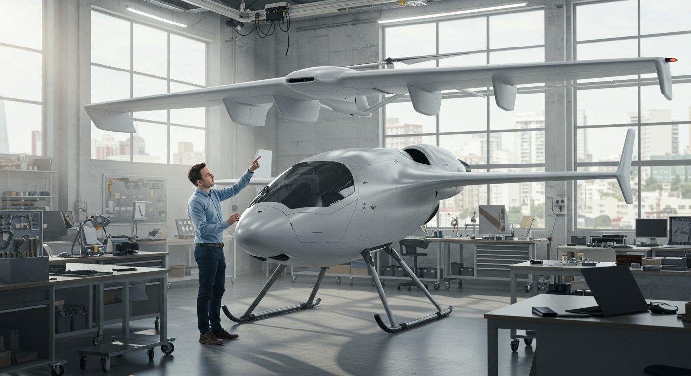 A VTOL repülőgépek innovatív hajtásrendszere forradalmasítja a közlekedést.