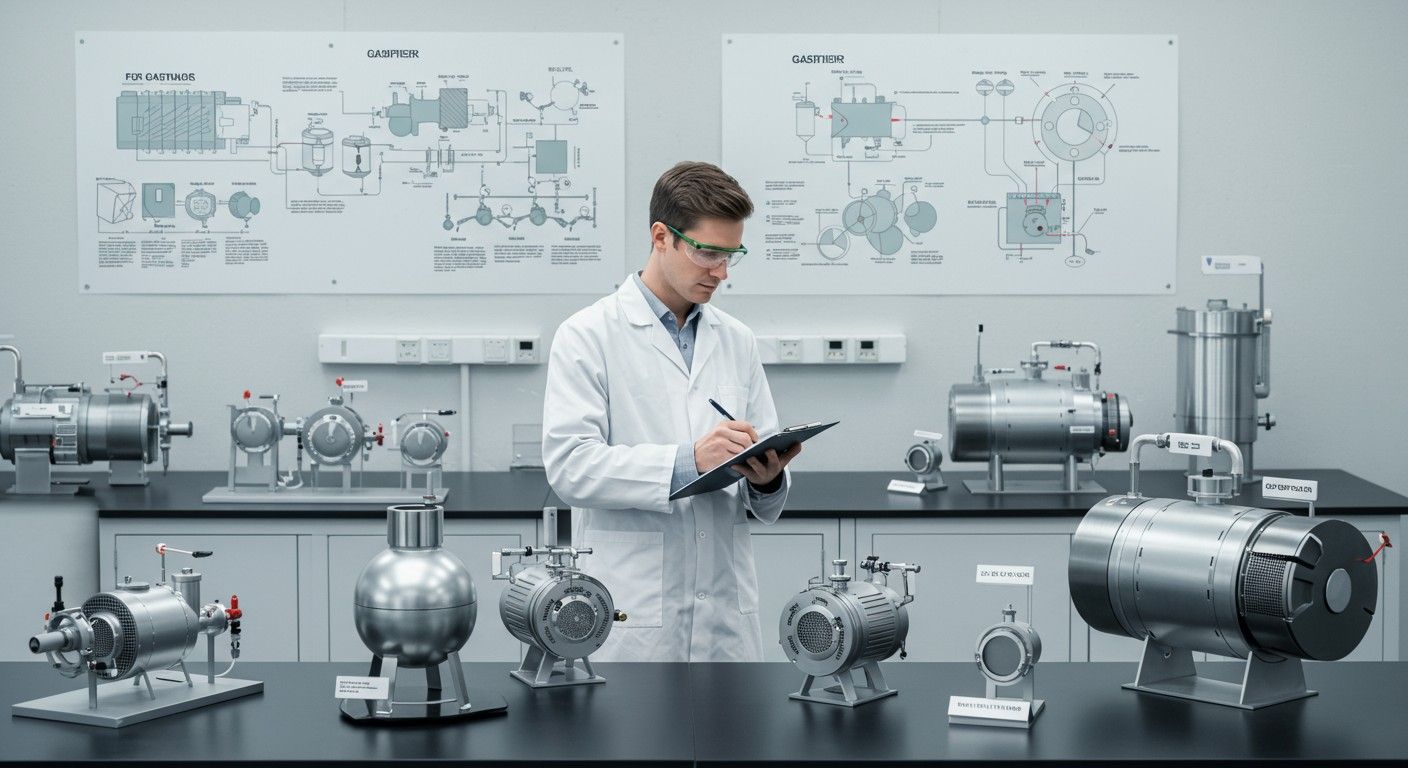 Az elgázosítók különféle anyagokból állítanak elő energiahordozót.