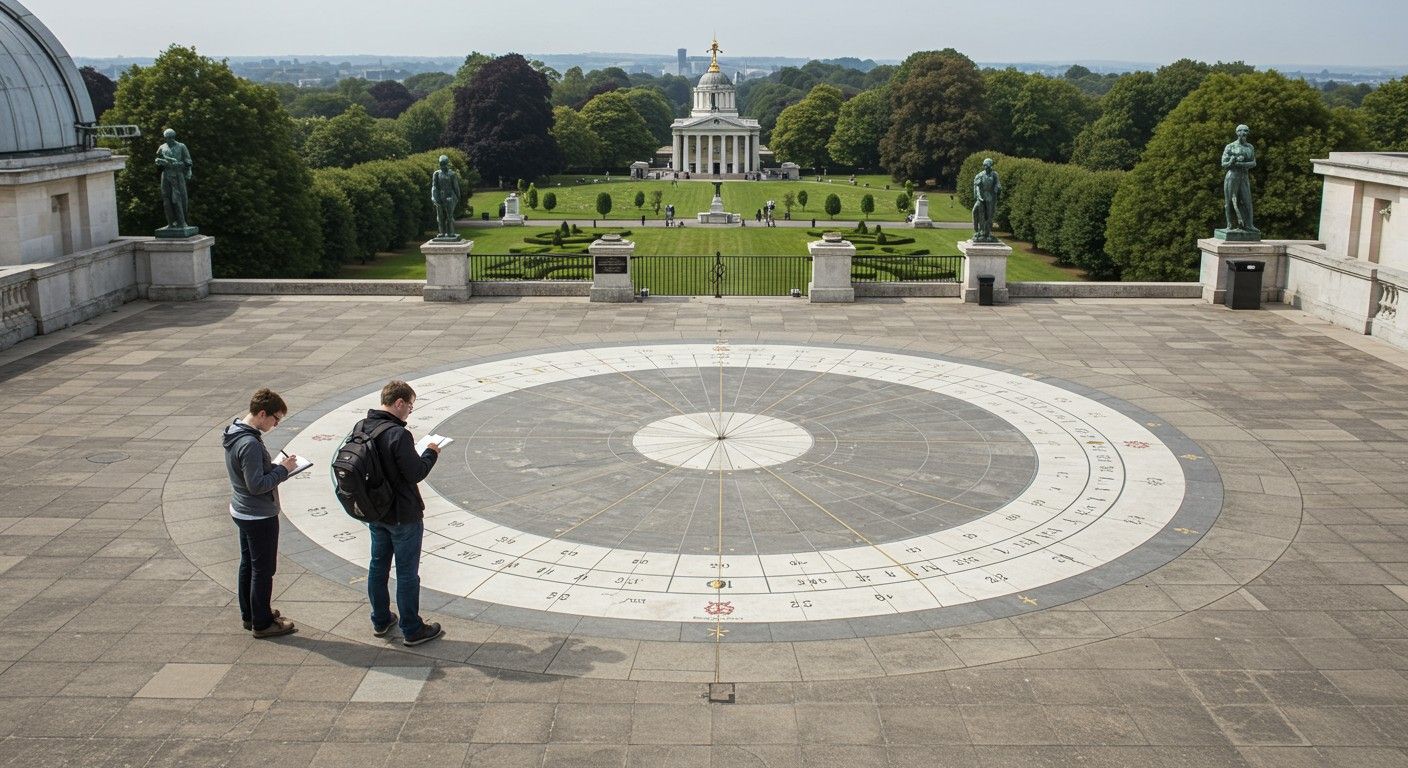 A Greenwichi meridián a világ időzónáinak alapját képezi.