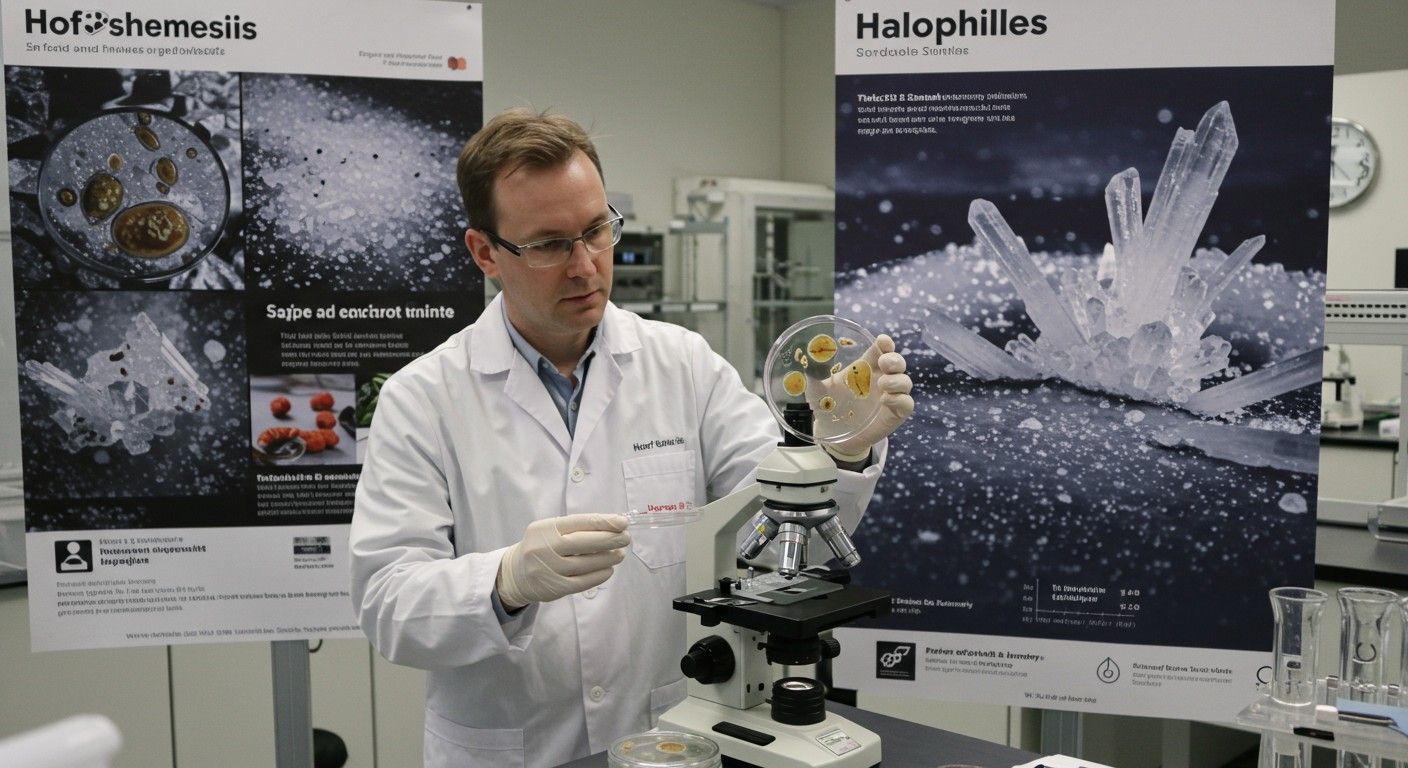 A halofilek kutatása új biotechnológiai lehetőségeket nyit meg.
