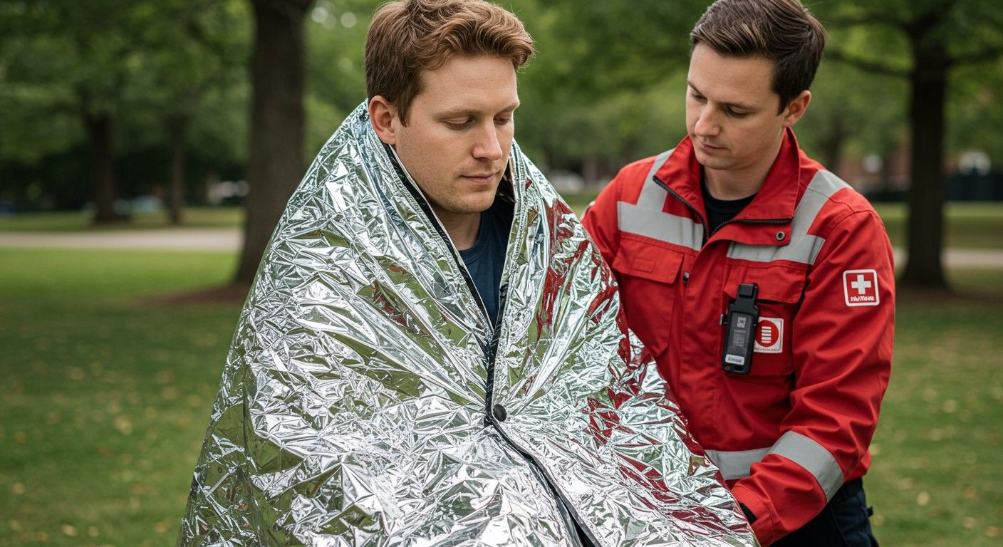 A mentőfólia valójában visszatartja a testhőt, nem termel.