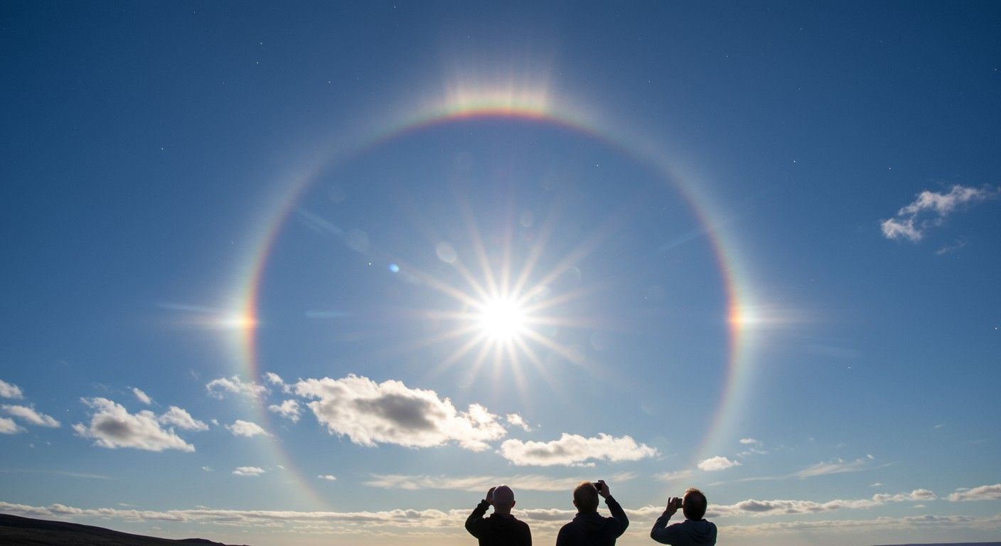 A naposzlopok optikai jelenségek, fénysugarak tükröződései.