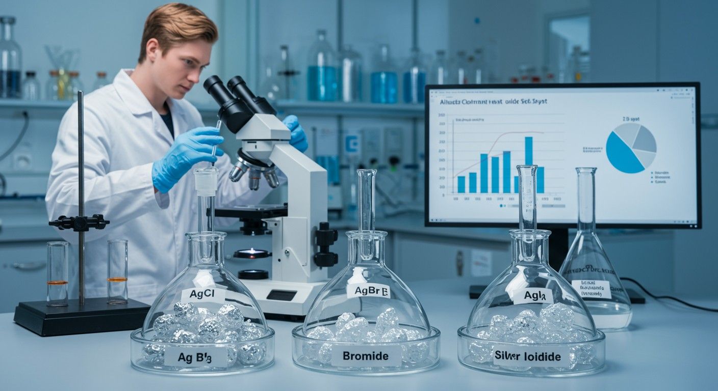 Az AgF reaktivitása kiemelkedő az ezüst-halogenidek között.