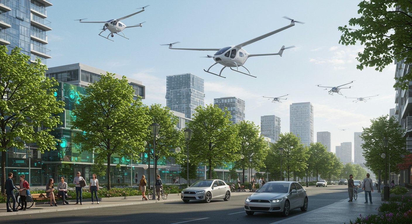 A városi légiközlekedés átalakítja a közlekedési rendszereket.