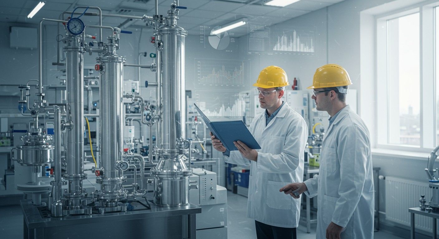 A frakcionáló oszlopok tervezése növeli az energiahatékonyságot.