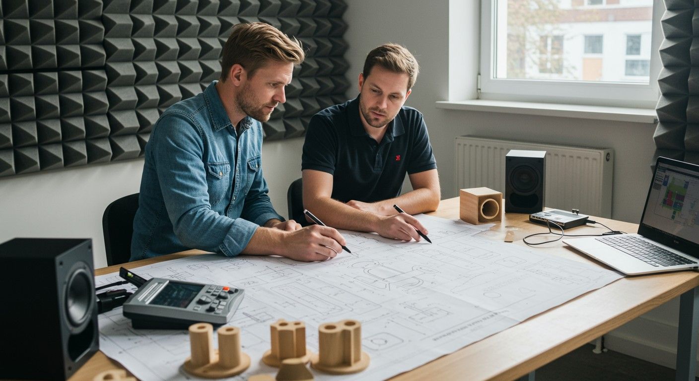 A design optimalizálása javítja a hangminőséget és teljesítményt.