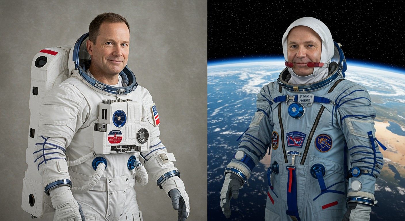 Az asztronauták amerikaiak, a kozmonauták oroszok.