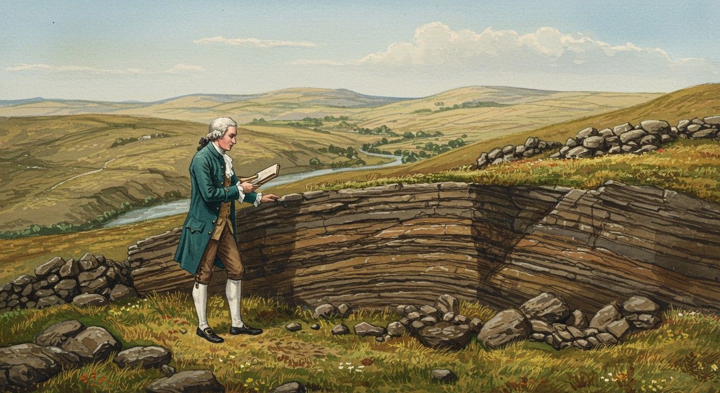 Hutton elmélete alapozta meg a modern geológia tudományát.