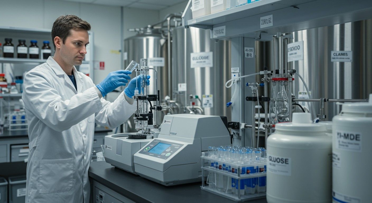 A glükóz fontos energiaforrás az iparban és az élelmiszerekben.