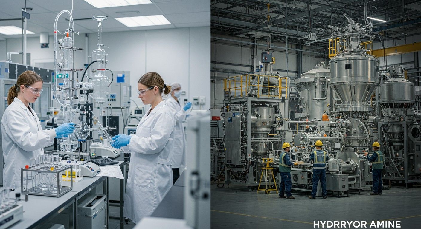 A hidroxil-amin szintézise fenntartható módszerekkel is végezhető.