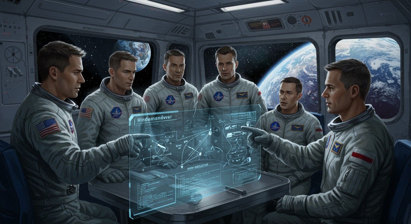 A hintamanőverek segítik az űrhajók pályakorrekcióját.