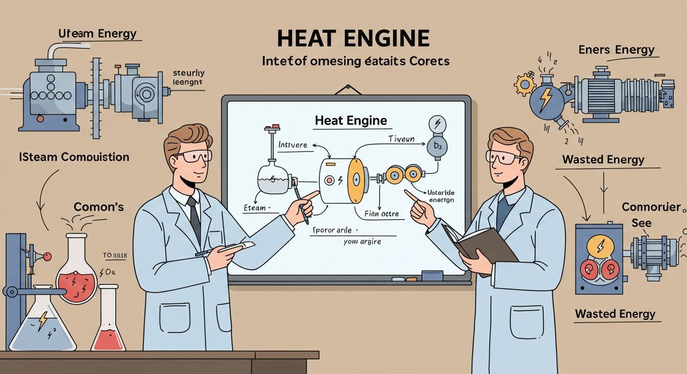 A hőerőgépek hatásfoka sosem éri el a 100%-ot.
