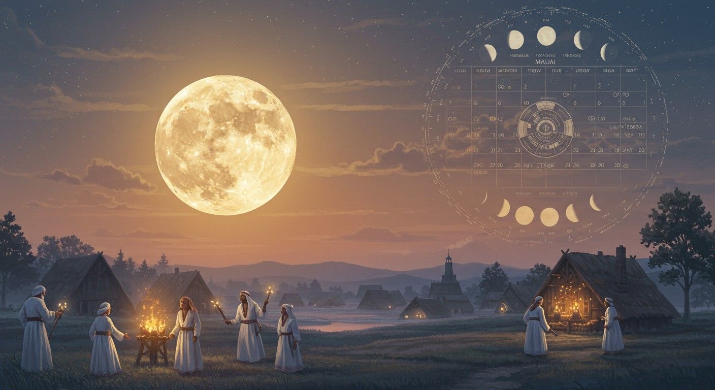 A gregorián naptár ünnepei a holdfázisokhoz is kapcsolódnak.