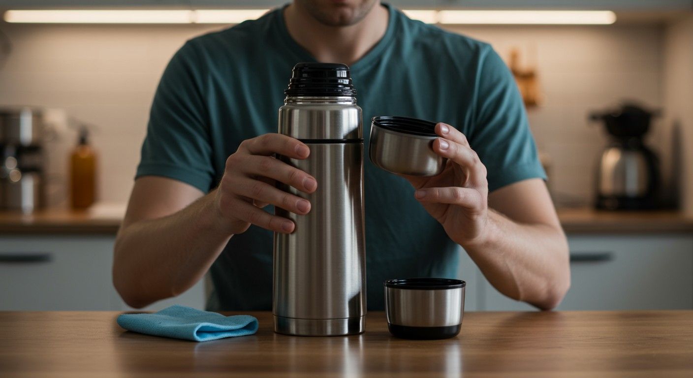 Rendszeres tisztítás javítja a hőpalack hatékonyságát.