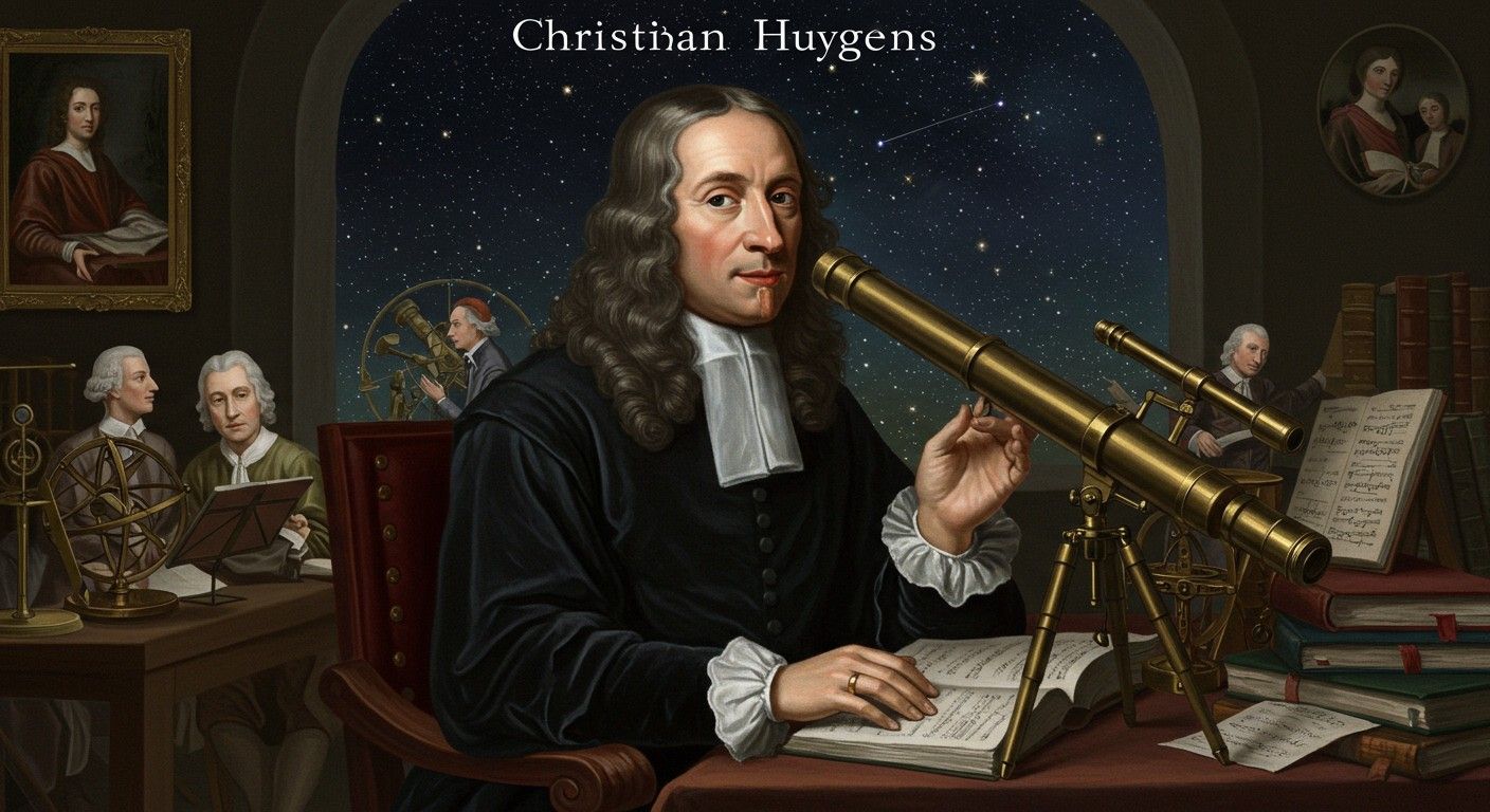 Huygens a hullámelmélet úttörőjeként vált híressé.