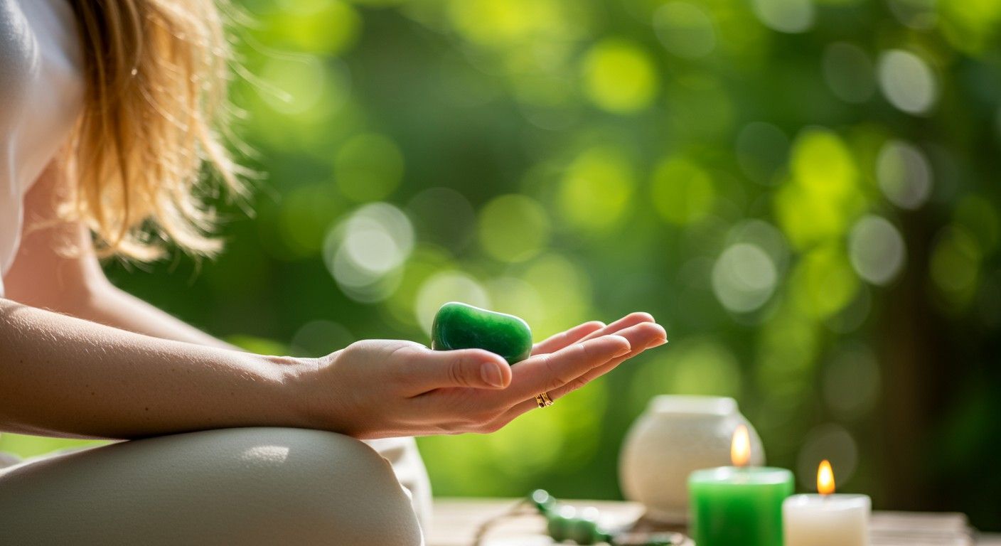 A jádekő harmonizálja az energiákat és védi a lelket.