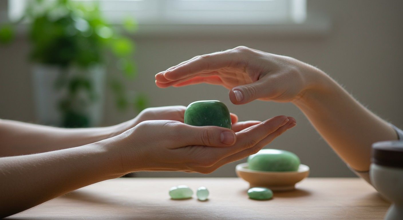 A jádekő védelmet nyújt a negatív energiák ellen.