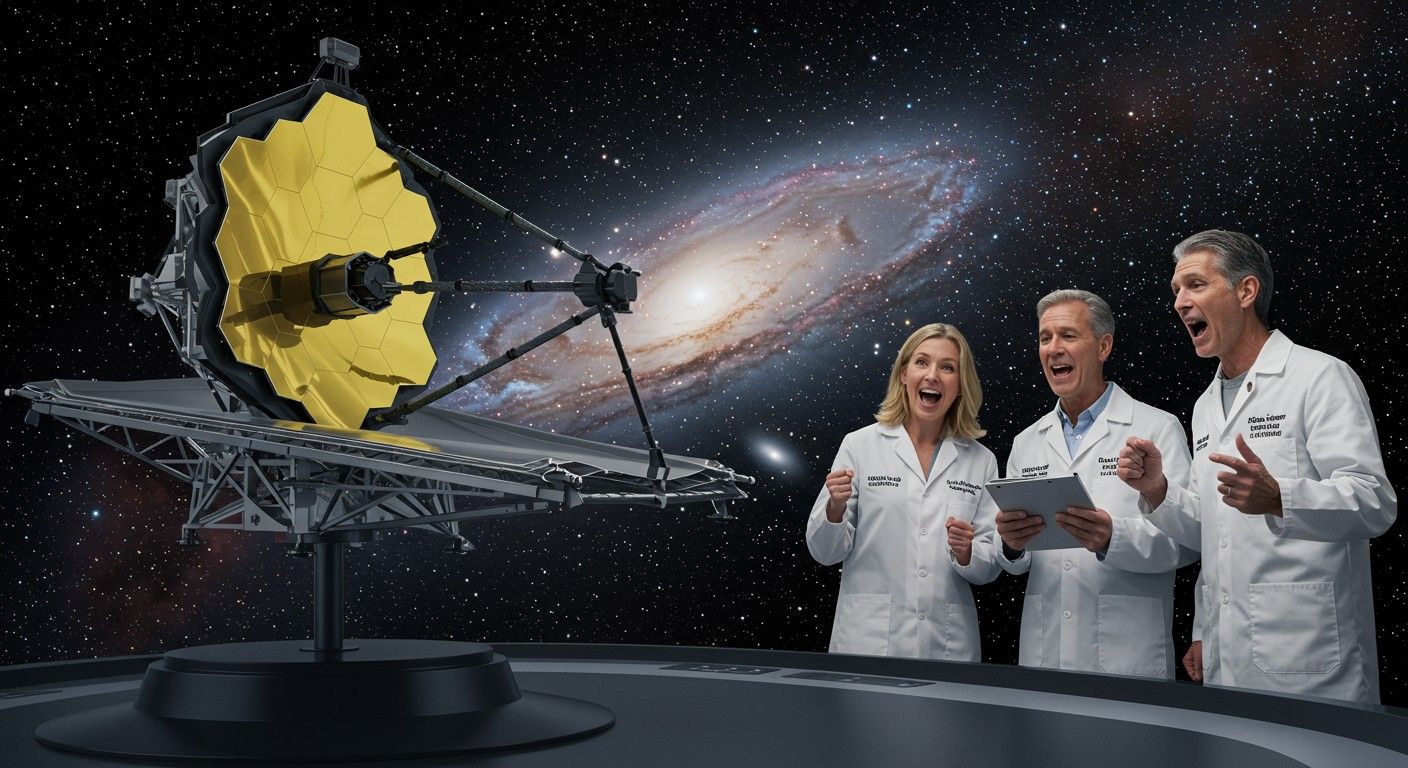 A Webb űrtávcső felfedezte az első galaxisokat az ősrobbanás után.