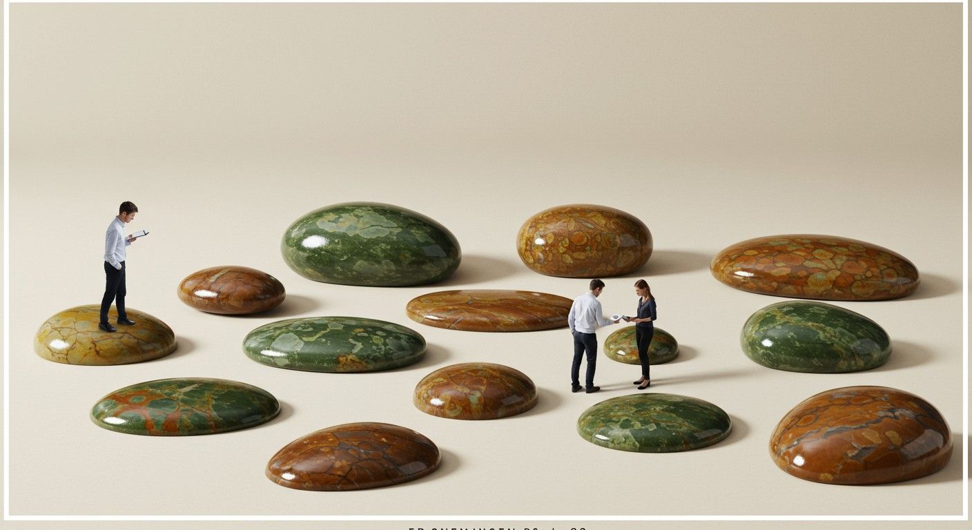 A jáspis színei széles skáláján változnak, jelentéssel bírnak.