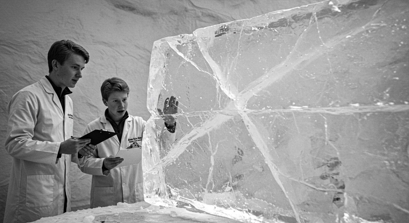 A jég ridegsége hőmérséklet-függő, emelkedik a hidegben.