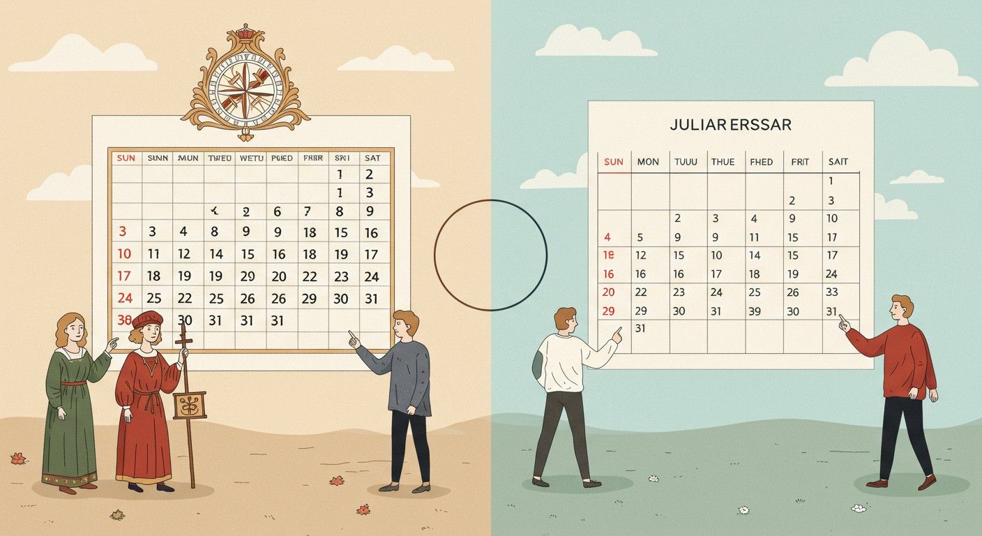 A Julián-dátum 13 nappal van elmaradva a Gergelytől.